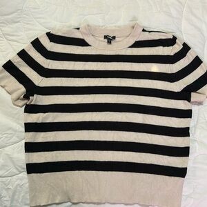 Express knit striped sweater XS